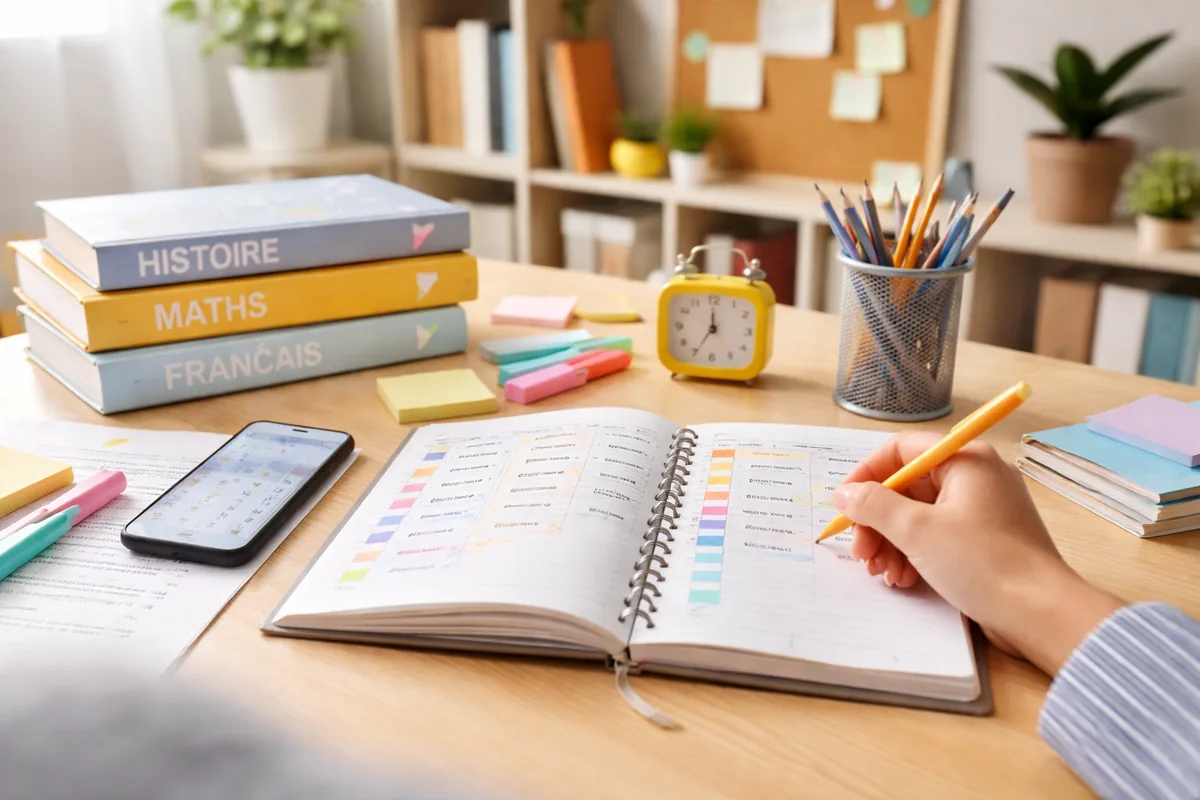 Comment organiser ses révisions pour le Bac et le Brevet facilement