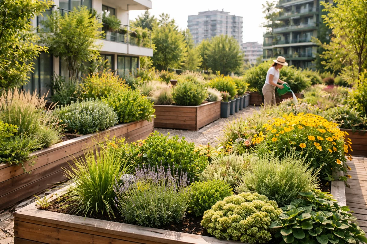 Comment choisir des plantes adaptées à un jardin durable en milieu urbain