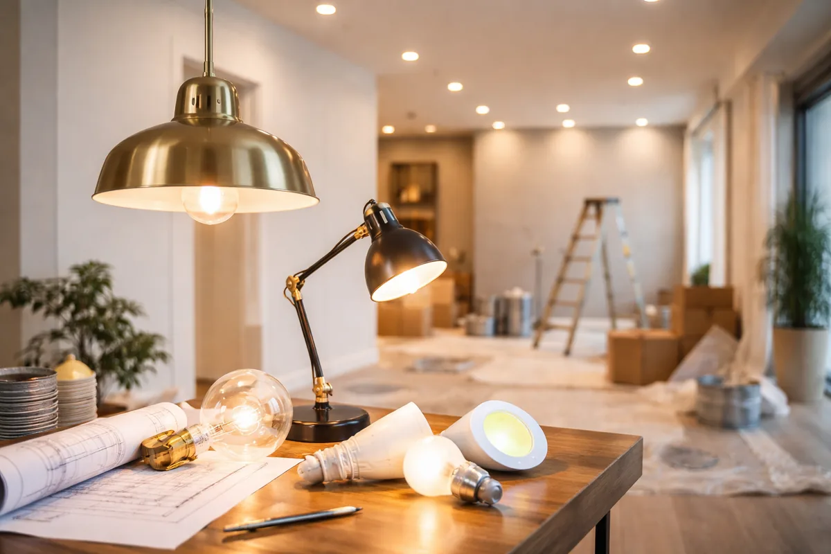 Comment choisir le bon éclairage pour vos travaux de rénovation intérieure